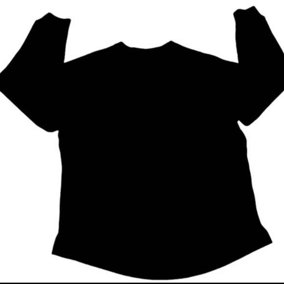 NWOT Pink by Victorias Secret Black & Silver Glittered Graphic Fleece Sweatshirt - Picture 4 of 4